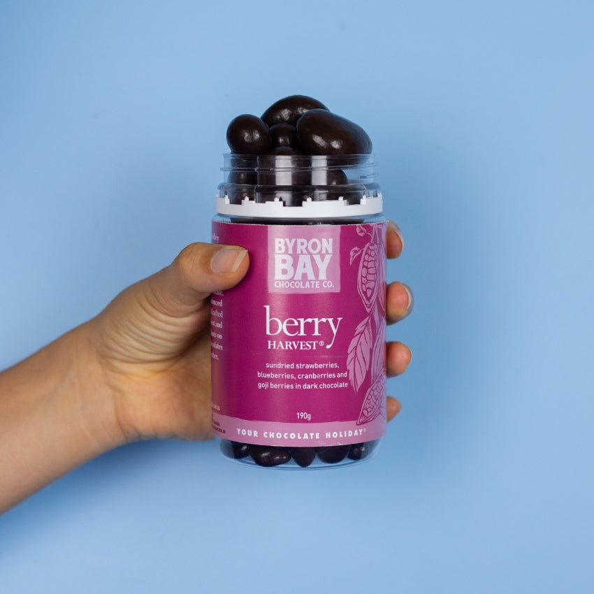 Berry Harvest® Dark Chocolate - Byron Bay Chocolate Co