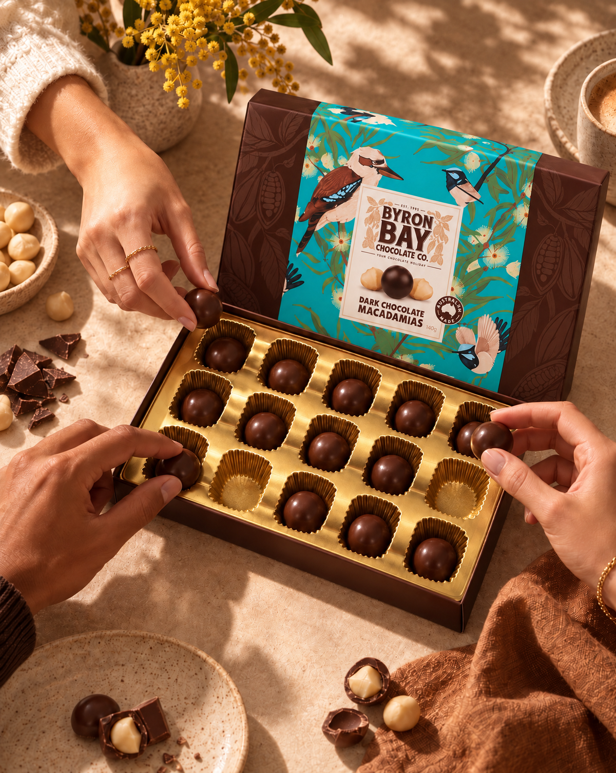 Couverture Dark Chocolate Macadamia Memories